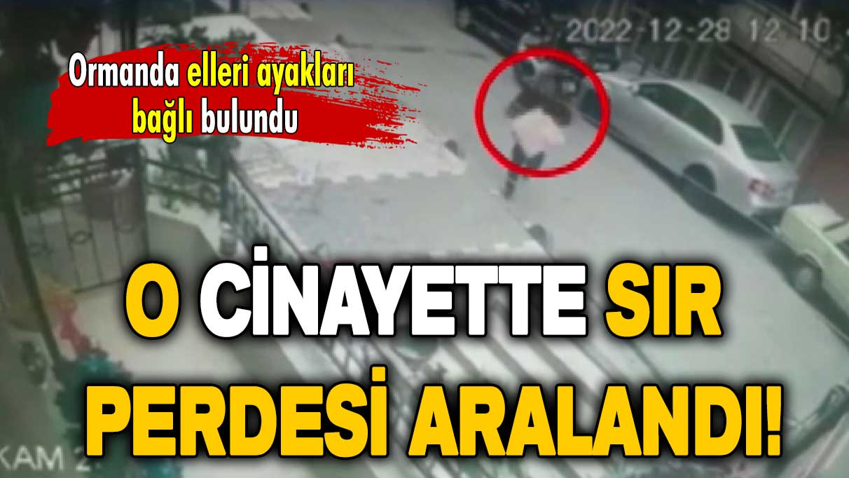 Ormanlık alanda bulunmuştu: O cinayette sır perdesi aralandı!