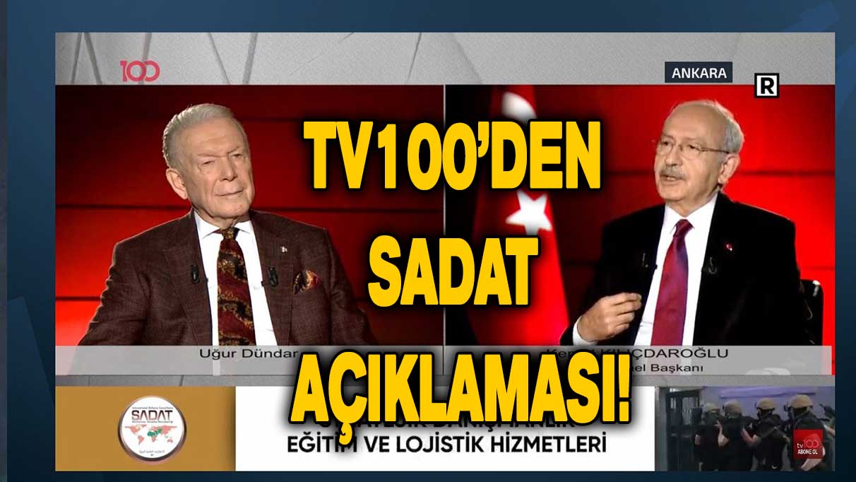 TV100’den SADAT açıklaması!