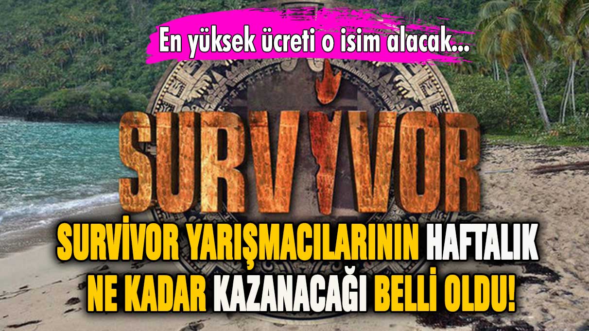 Survivor yarışmacıları ne kadar para kazanıyor? İşte haftalık ücretleri