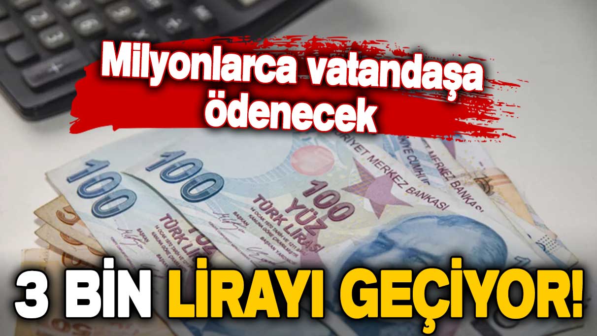 Milyonlarca vatandaşa ödenecek: 3 bin lira destek için başvuralar başladı... İşte aranan şartlar