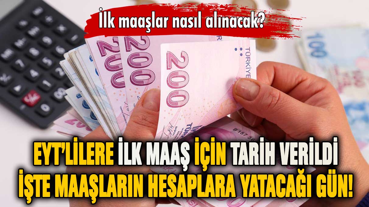 EYT'lilere ilk maaş için tarih verildi! İşte maaşların hesaplara yatacağı gün