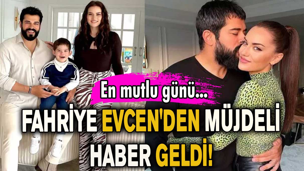 Fahriye Evcen'den müjdeli haber geldi! İkinci bebeğine kavuştu..