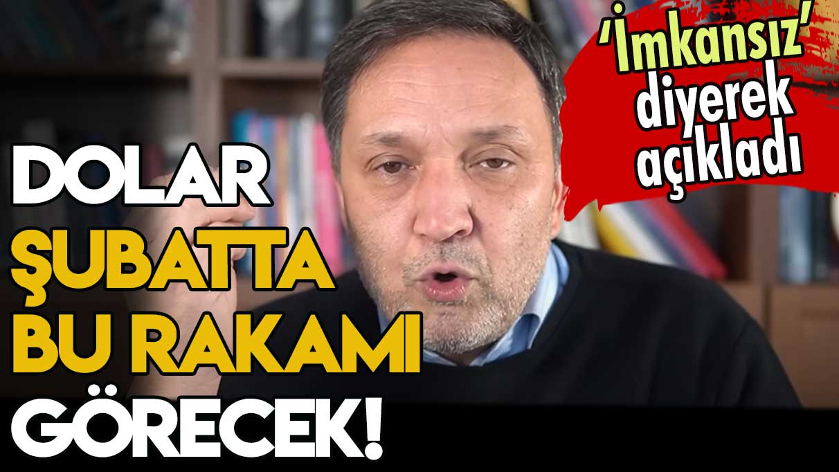 Selçuk Geçer 'imkansız' diyerek açıkladı: İşte şubat ayında doların göreceği o rakam!