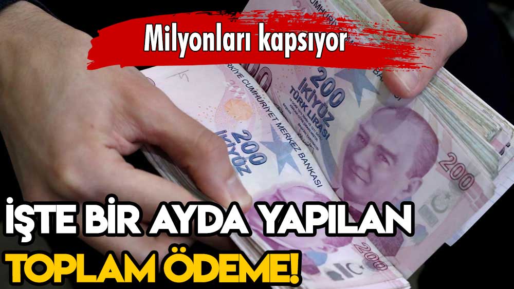 Sosyal yardım alanlar dikkat! İşte bir ay içerisinde yapılan ödeme miktarı