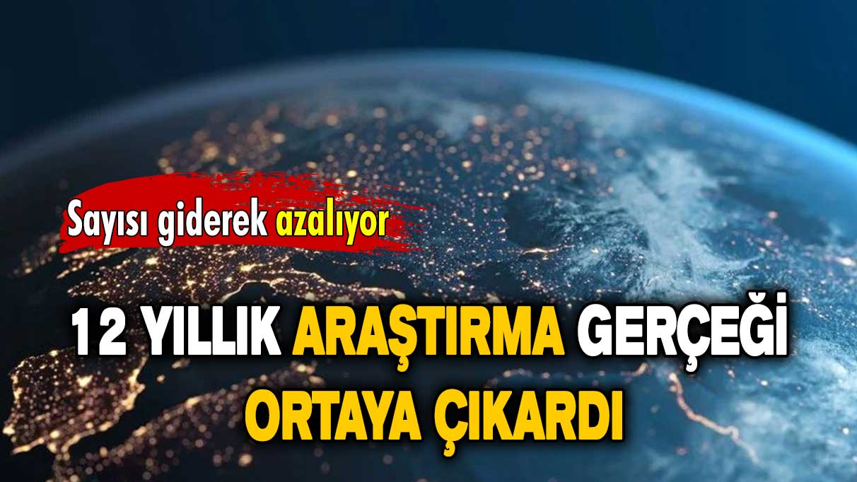 12 yıllık araştırma gerçeği ortaya çıkardı: Yıldızların sayısı azalıyor!