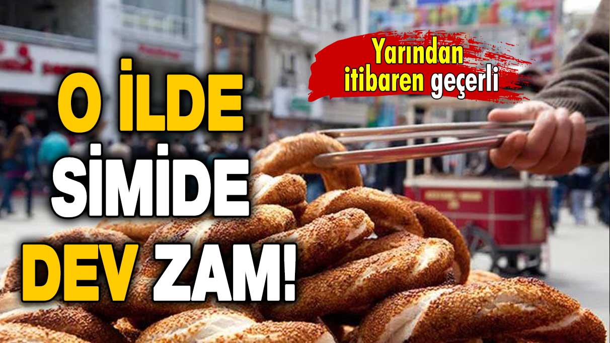 Ankara’da simide zam: 7 TL oldu!