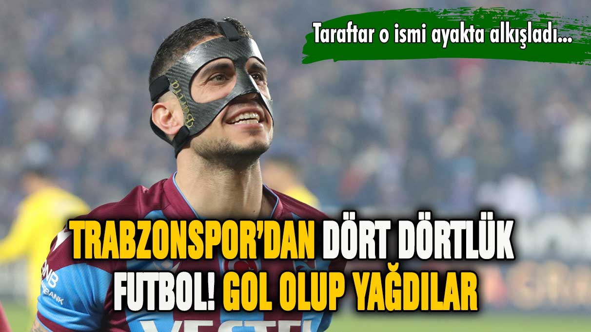 Trabzonspor'dan dört dörtlük gece!