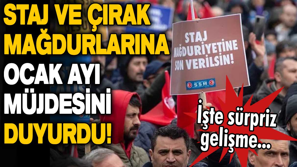 EYT'de staj ve çıraklık mağdurlarına flaş açıklama! Şubata kalmayabilir... İşte sürpriz gelişme