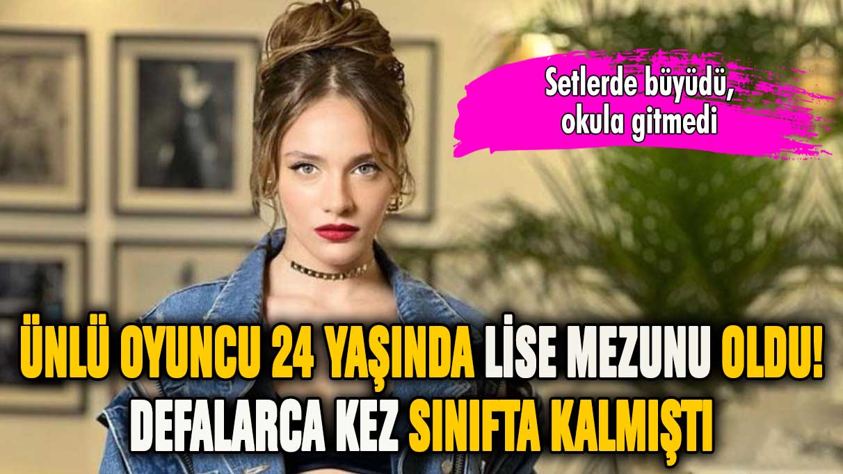 Miray Daner 24 yaşında liseden mezun oldu!