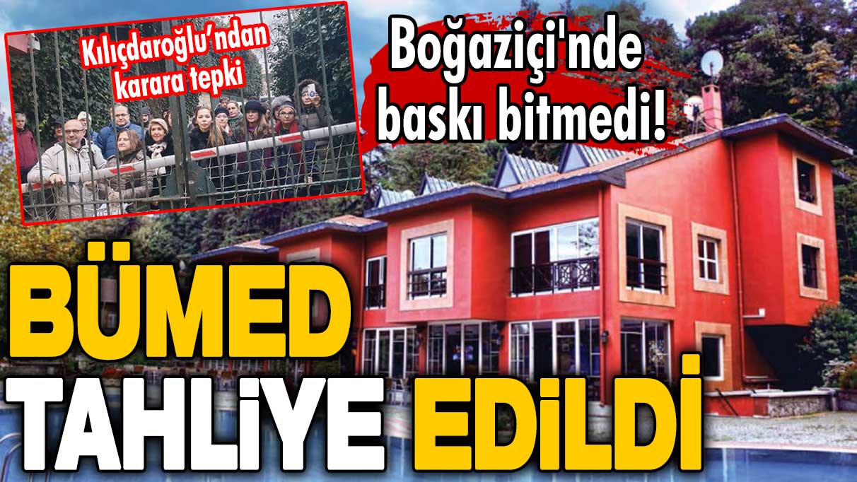 Boğaziçi Üniversitesi Mezunlar Derneği tahliye edildi