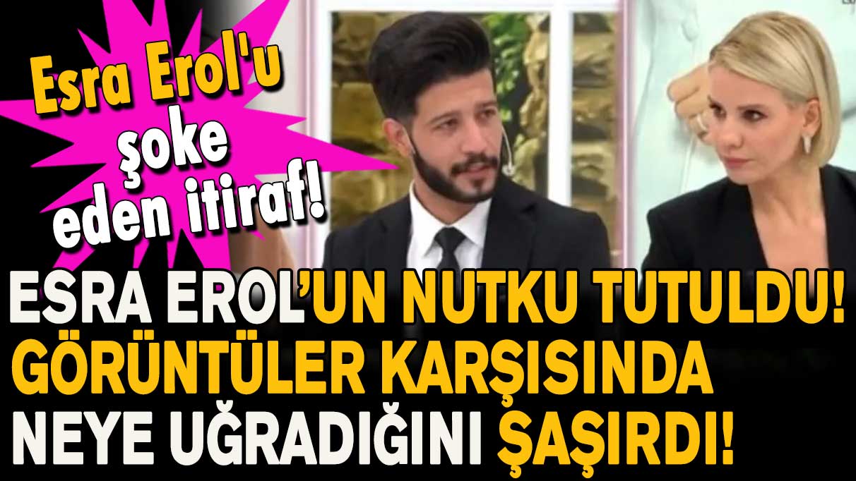 Esra Erol bu görüntüler karşısında neye uğradığını şaşırdı!