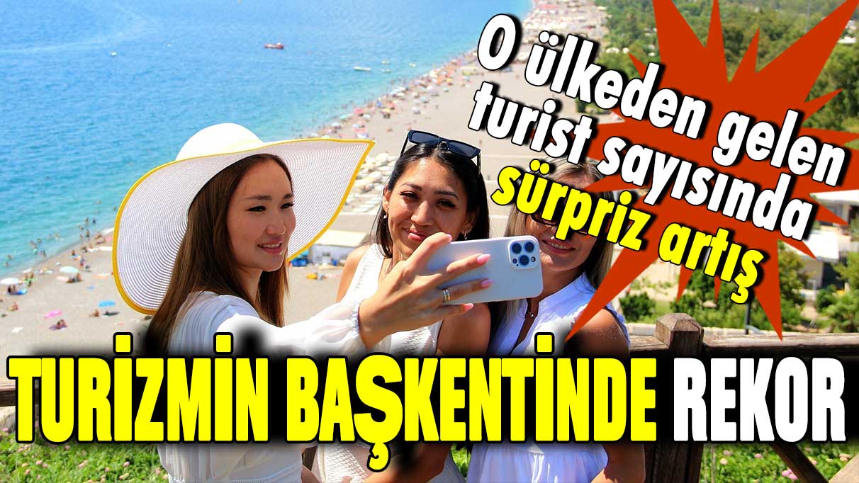 Antalya'da turist rekoru: İsrailli turist sayısında sürpriz artış!