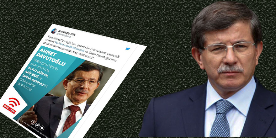 Davutoğlu ilk kez bir programa katıldı!