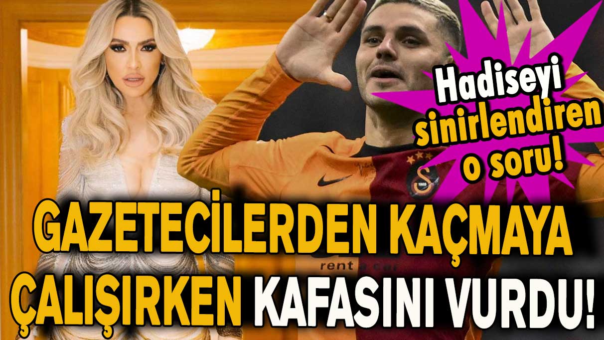 Hadise'yi sinirlendiren o soru! Gazetecilerden kaçmaya çalışırken kafasını vurdu!