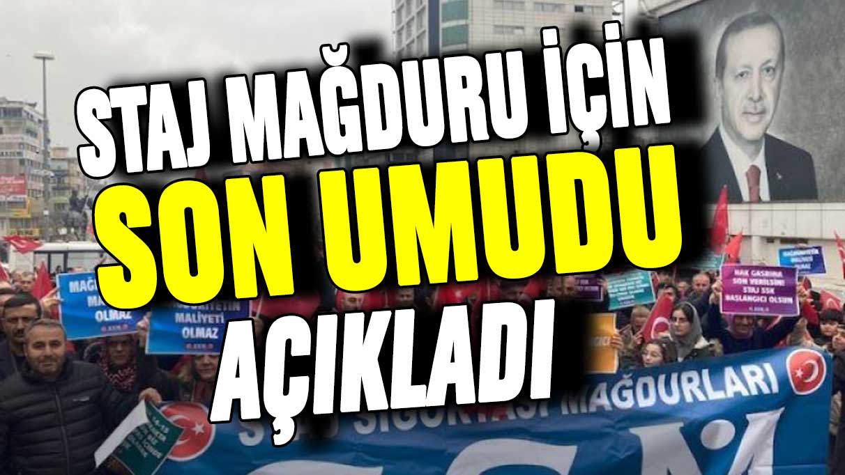 SGK'da staj ve çıraklık mağdurları için son umudu açıkladı: Artık sadece bu ihtimal var