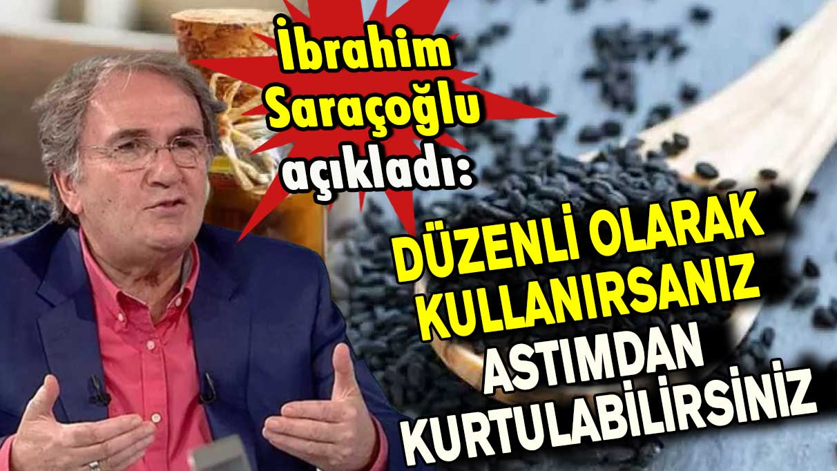 İbrahim Saraçoğlu açıkladı: Düzenli olarak kullanırsanız astımdan kurtulabilirsiniz