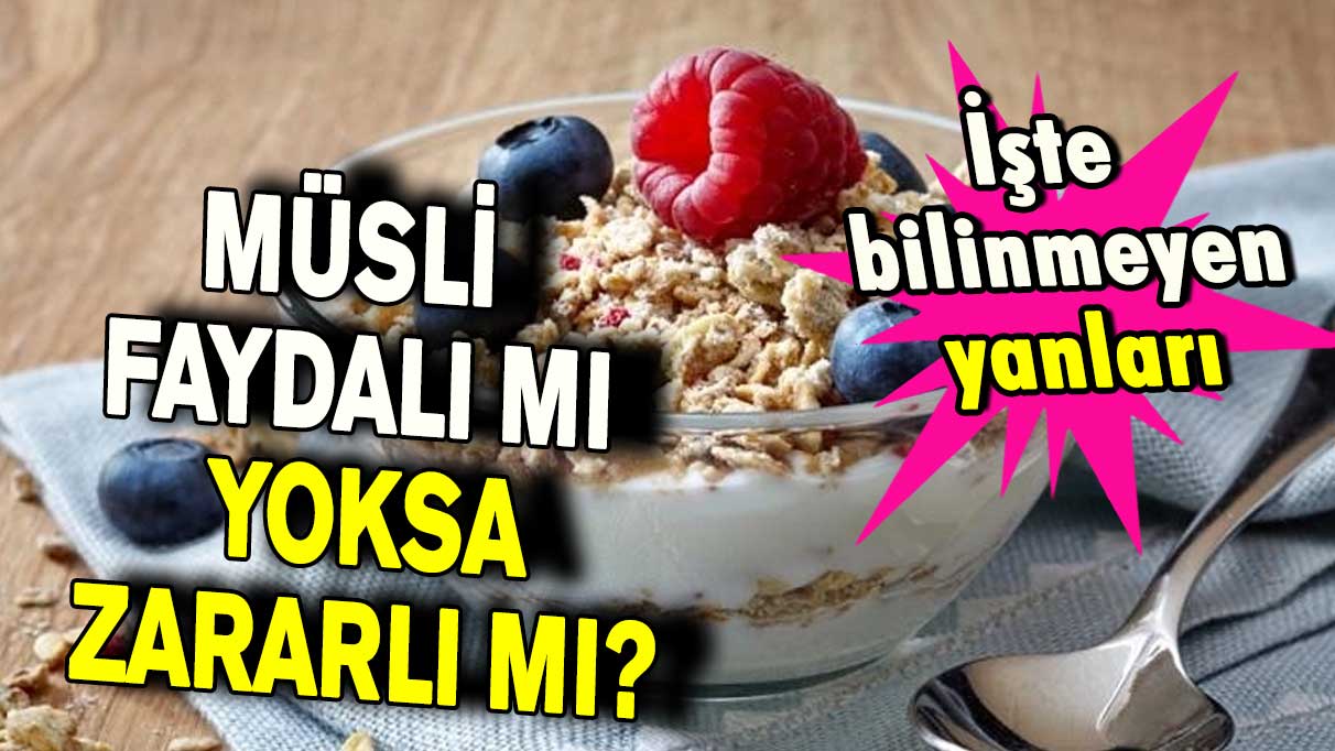 Müsli faydalı mı yoksa zararlı mı?