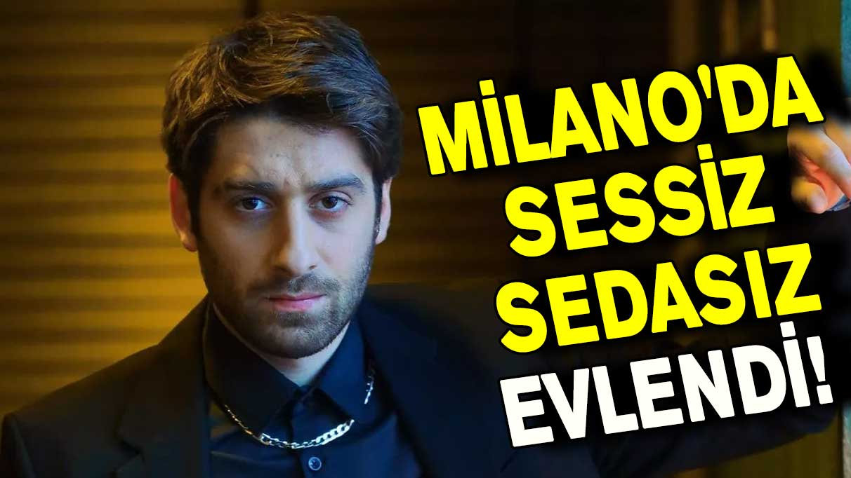 Milano'da sessiz sedasız evlendi! Paylaşımlarına beğeni yağdı