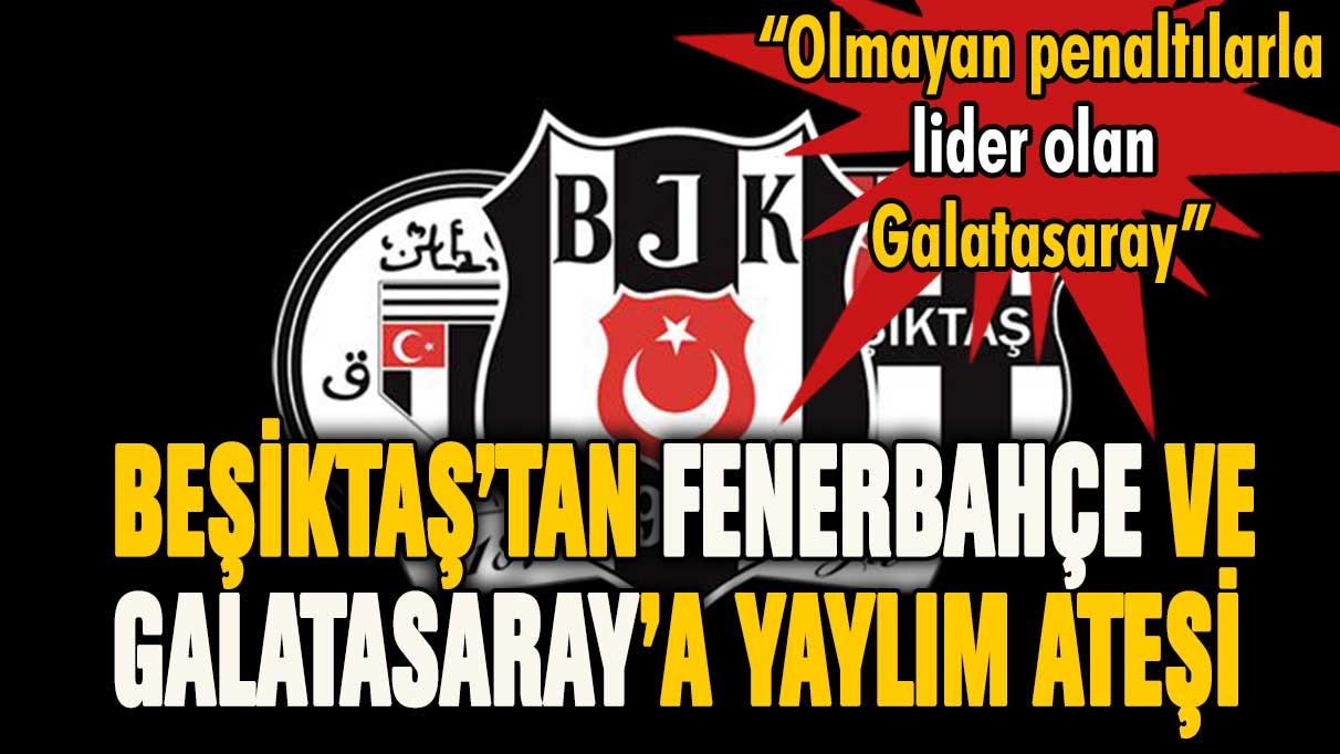 Beşiktaş'tan Fenerbahçe'ye VAR tepkisi: "Başarısızlıklarına kılıf arayanlar"