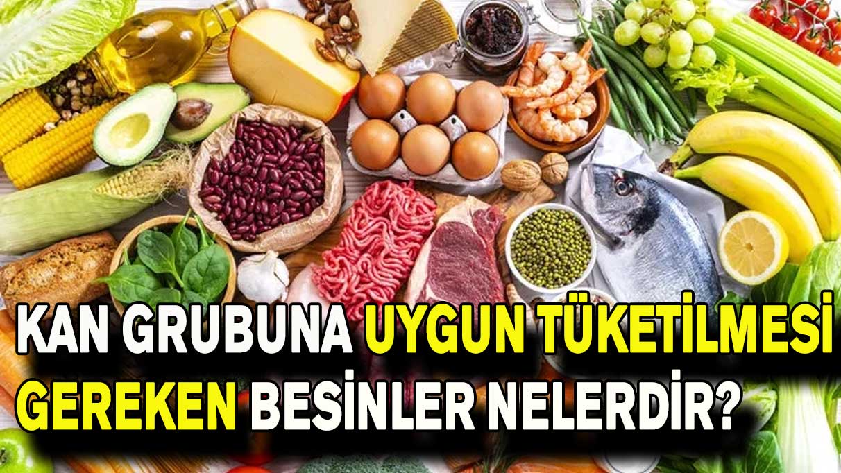 Kan grubuna uygun tüketilmesi gereken besinler nelerdir?