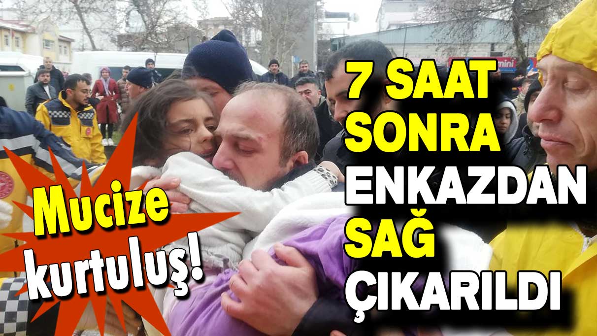 Mucizevi kurtuluş: 5 yaşındaki kız 7 saat sonra enkazdan sağ çıkarıldı!