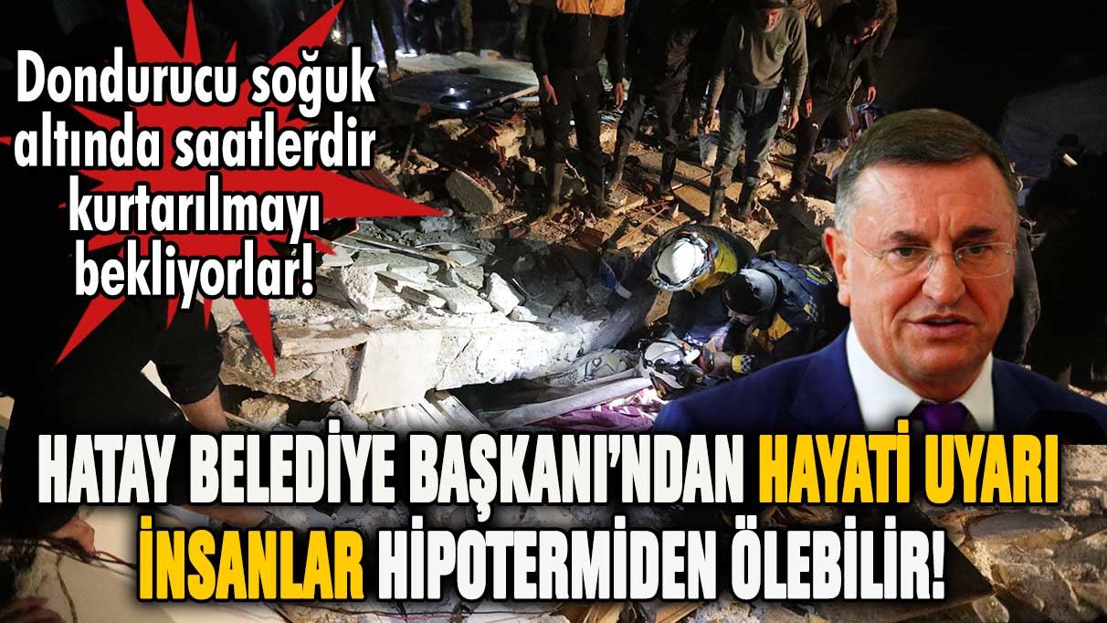 Canlı yayında hayati uyarı! İnsanlar hipotermiden ölebilir