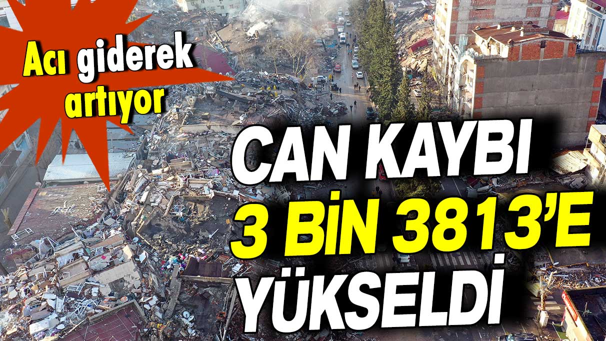 AFAD'dan flaş açıklama: Ölü sayısı 3.381'e yükseldi!