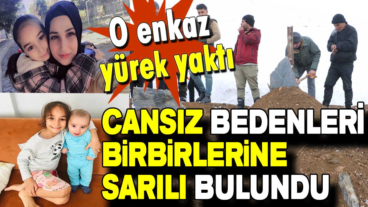 O enkaz yürek yaktı: Cansız bedenleri birbirlerine sarılı bulundu!