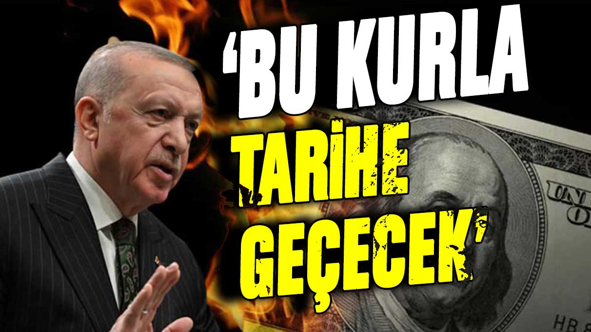 Erdoğan seçim öncesi tarihe geçmek için istediği kur seviyesi ortaya çıktı!