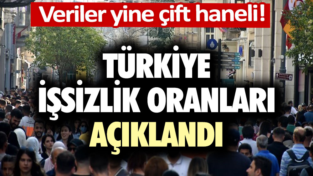 TÜİK paylaştı: Türkiye işsizlik oranları açıklandı