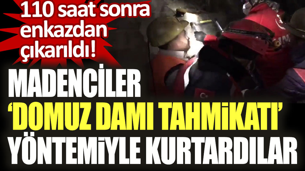 Zonguldaklı madenciler 8 yaşındaki kız çocuğunu enkaz altından 'domuz damı tahkimatı' yöntemiyle kurtardılar