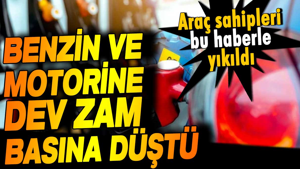 Araç sahiplerine kabus gibi haber: Benzin ve motorine gelecek zam açıklandı... Elinizi çabuk tutun