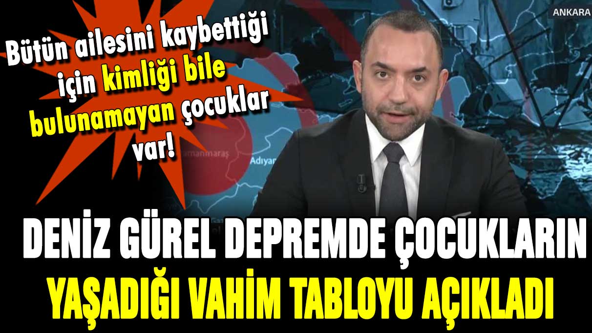 tv100 acı tabloyu paylaştı: 90 çocuğun kimliğini bile bilinmiyor