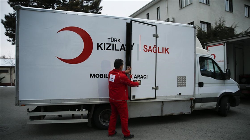 Kızılay paylaştı: İşte mobil sağlık araçlarının konumları!