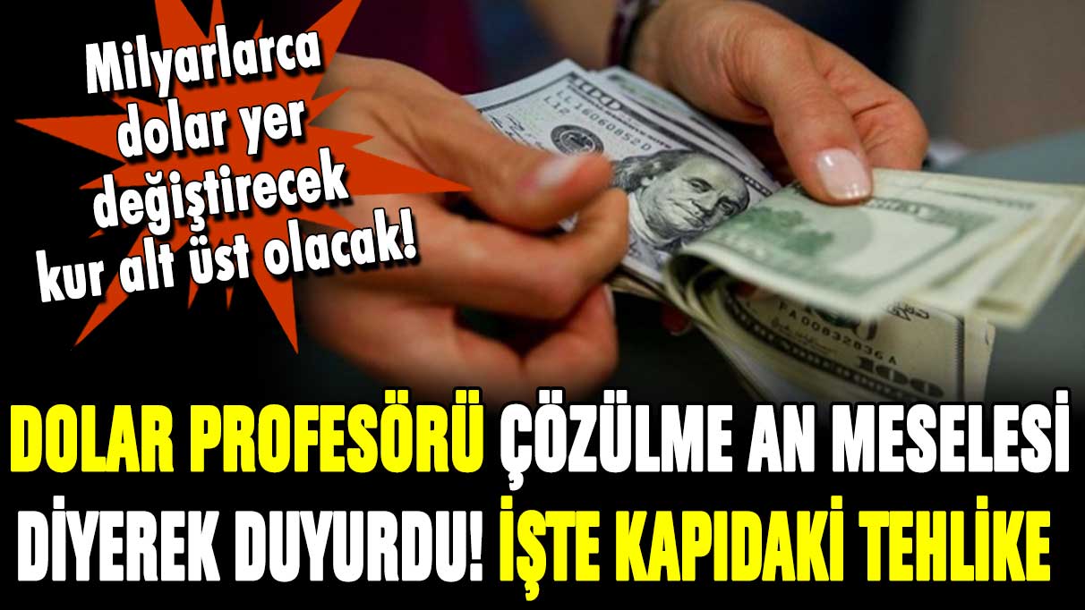 Çözülme an meselesi! Dolar tarihinde bir ilk yaşanacak