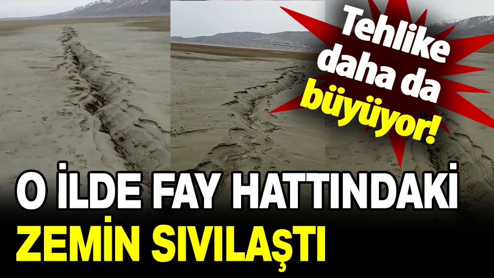 O ilde deprem sonrası fay hattındaki zemin sıvılaştı: Tehlike daha da büyüyor!