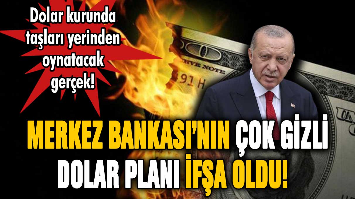 Merkez Bankası'nın çok gizli dolar planı ifşa oldu! Dolar kurunda taşlar yerinden oynayacak