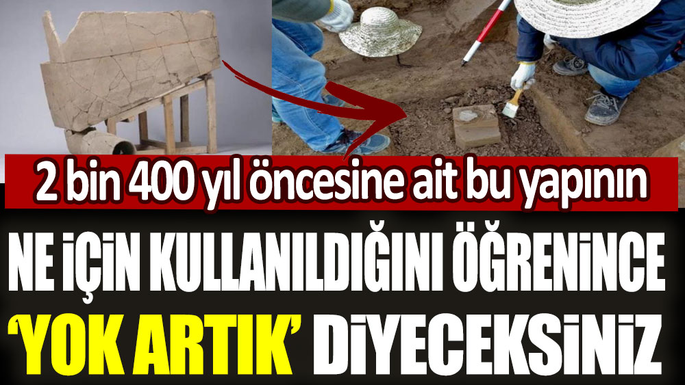 Çin'de 2400 yıllık sifonlu tuvalet bulundu