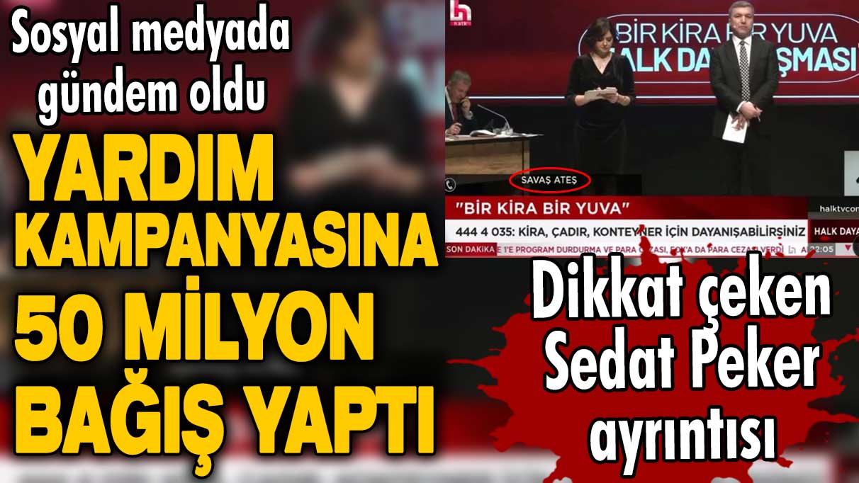 50 milyon bağışta bulunan Savaş Ateş kim? Dikkat çeken Sedat Peker ayrıntısı