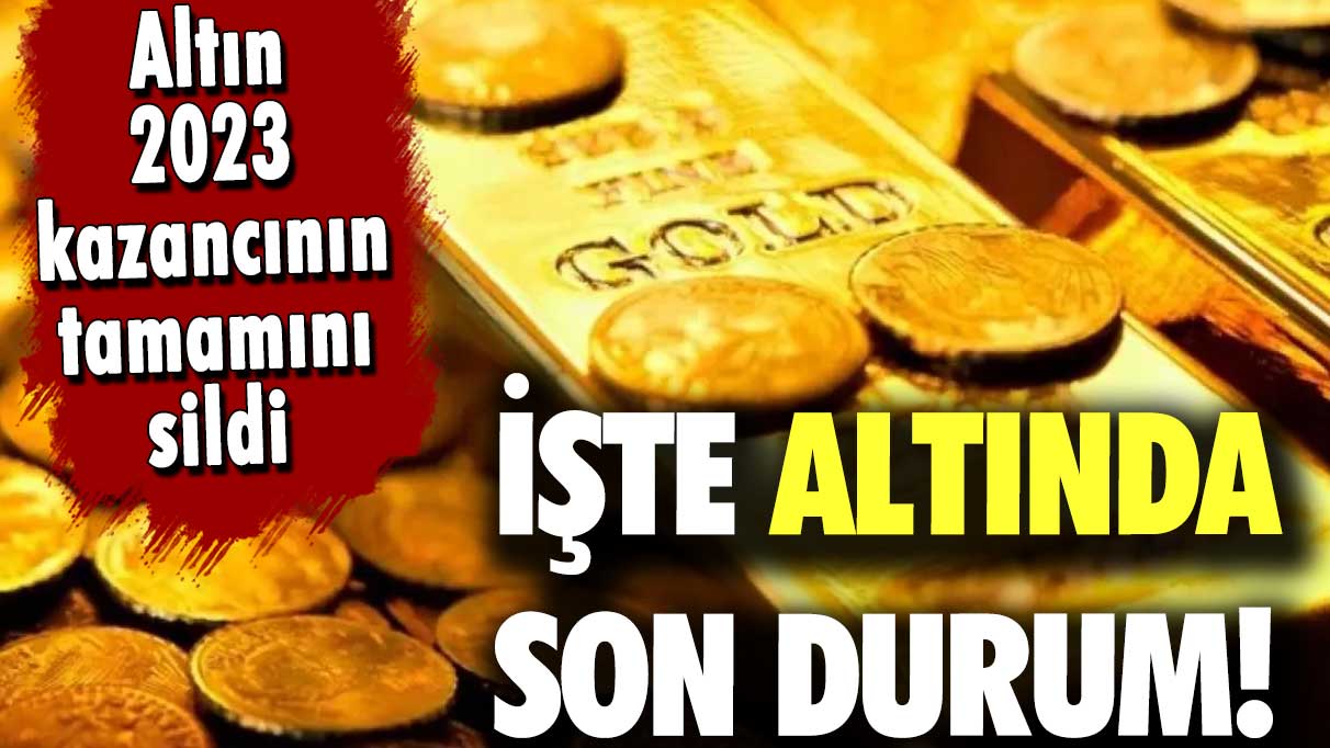 Gram altın ne kadar oldu? İşte altında son durum