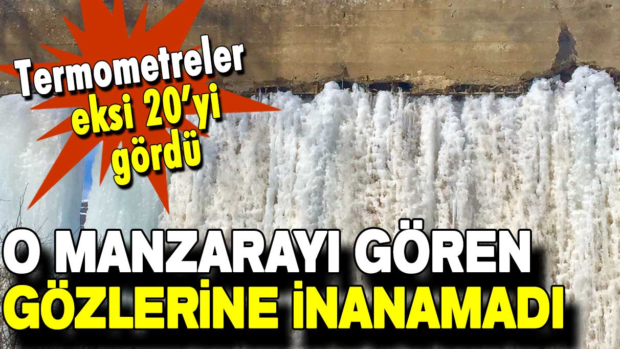 Termometreler eksi 20’yi gördü: Gören gözlerine inanamadı!