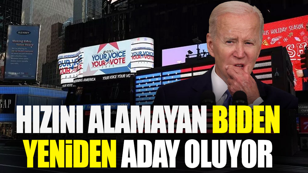 Hızını alamayan Biden yeniden aday oluyor