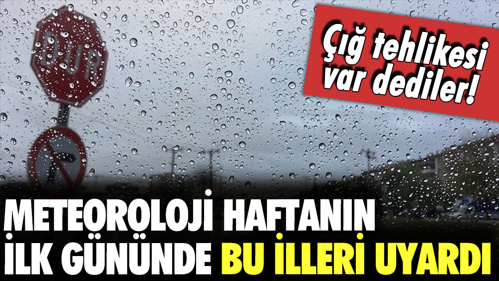 Meteoroloji'den çığ uyarısı geldi: Bu şehirde yaşayanlar dikkat