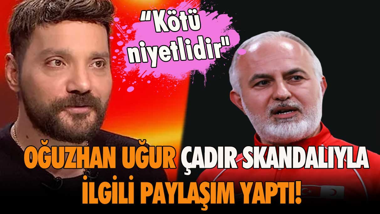 Kızılay çadırları gündem olmuştu! Oğuzhan Uğur çadır skandalıyla ilgili paylaşım yaptı