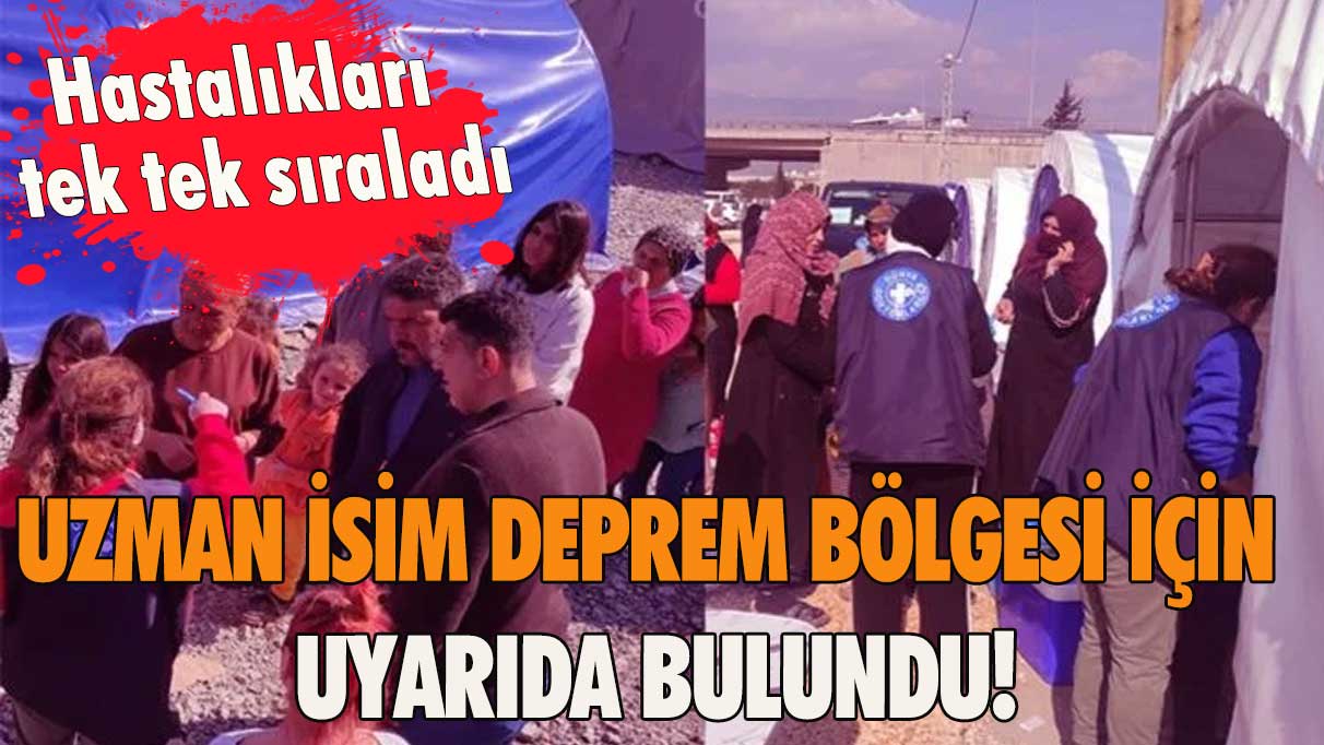 Uzman isim deprem bölgesi için uyarıda bulundu!