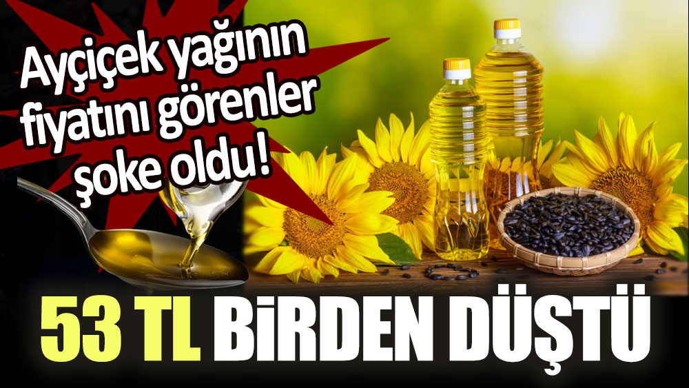 Ayçiçek yağının fiyatını görenleri şoke etti! O markette 53 TL birden düştü