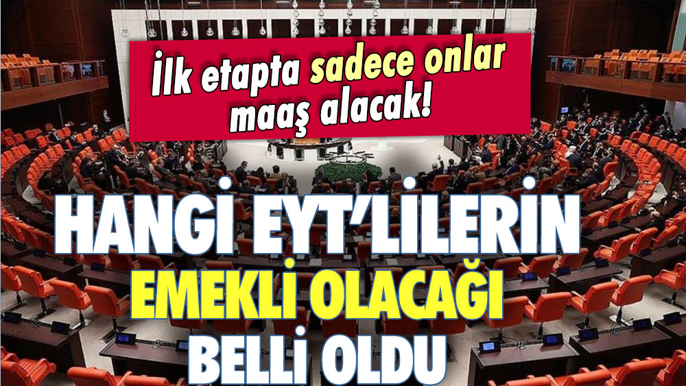 Hangi EYT'lilerin emekli olacağı açıklandı: İlk etapta sadece onlar maaş alacak!