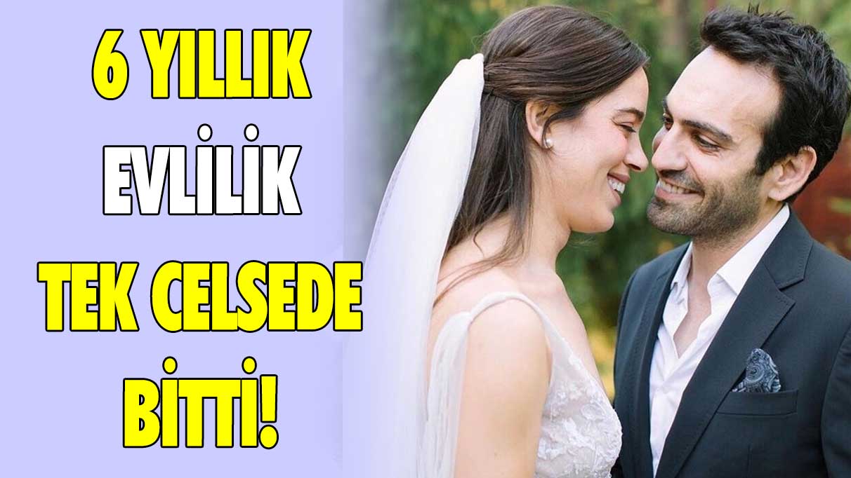 6 yıllık evlilik tek celsede bitti!