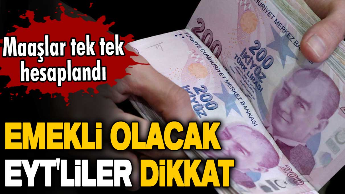 SGK'dan 4A, 4B, 4C SSK, Bağ-Kur'lular için yeni hamle! Emekli olacak EYT'liler dikkat! Maaşlar tek tek hesaplandı