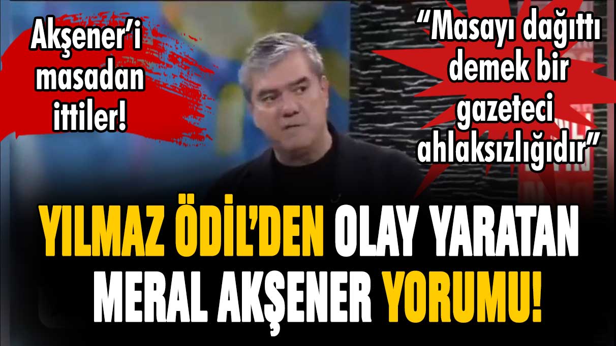 Yılmaz Özdil'den Meral Akşener hakkında olay yaratan sözler!